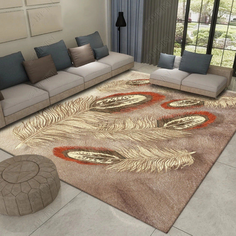 Multi Color Asia Indoor Rug Synthetics 3D Patterned Carpet Washable Stain Resistant Anti-Slip Backing Rug for Great Room - Clearhalo - 'Area Rug' - 'Rug' - 2170388