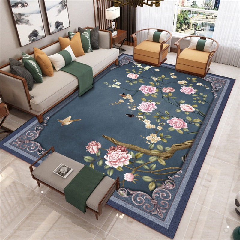 Traditional Chinoiserie Rug Multicolor Landscape Print Rug Pet Friendly Washable Non-Slip Carpet for Home Clearhalo 'Area Rug' 'Rug' 2170442