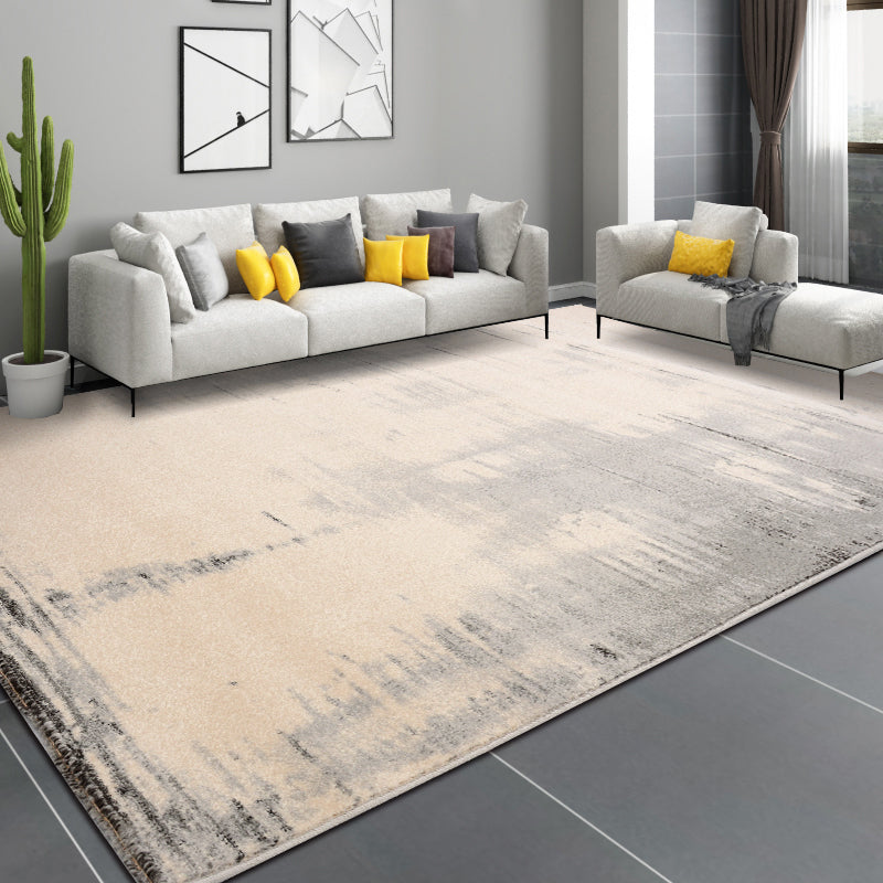 Industrial Dining Room Rug Multi Colored Fading Effect Carpet Polypropylene Machine Washable Anti-Slip Pet Fri - view 4
