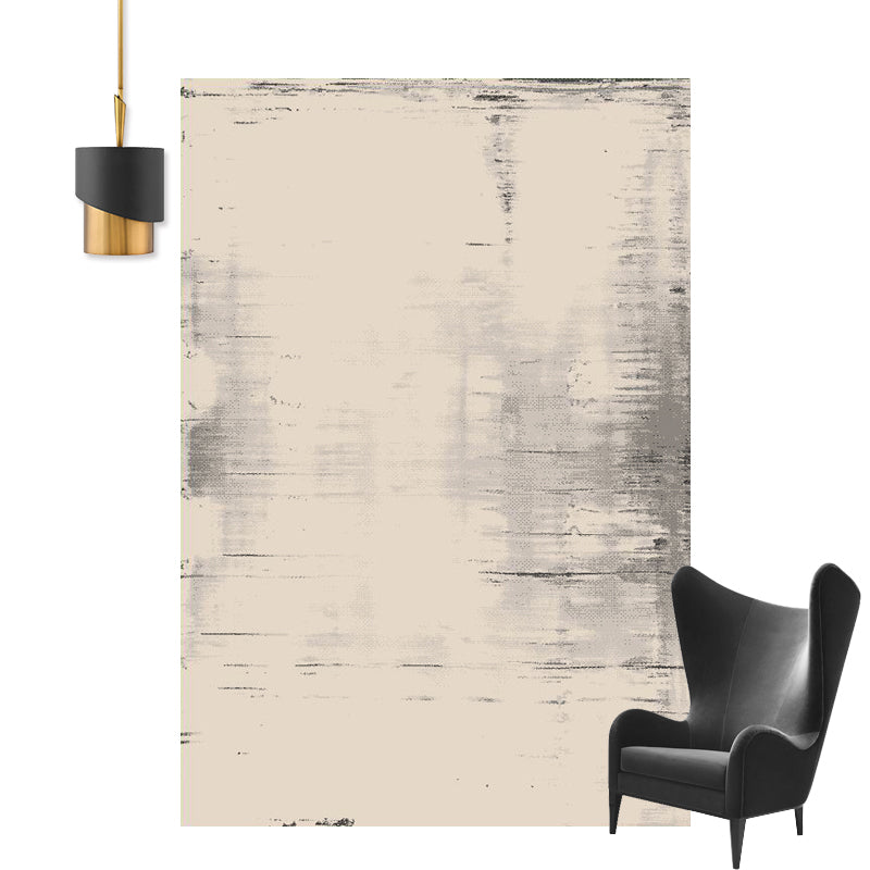 Industrial Dining Room Rug Multi Colored Fading Effect Carpet Polypropylene Machine Washable Anti-Slip Pet Fri