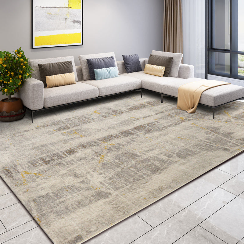 Simple Multi-Colored Ombre Rug Polypropylene Industrial Style Rug Pet Friendly Machine Washable Non-Slip Carpet for Bedroom Gray-Khaki Clearhalo 'Area Rug' 'Rug' 2170608