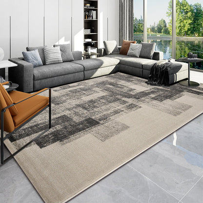 Simple Multi-Colored Ombre Rug Polypropylene Industrial Style Rug Pet Friendly Machine Washable Non-Slip Carpet for Bedroom Khaki Clearhalo 'Area Rug' 'Rug' 2170612