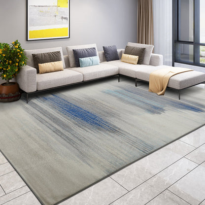 Simple Multi-Colored Ombre Rug Polypropylene Industrial Style Rug Pet Friendly Machine Washable Non-Slip Carpet for Bedroom Blue Clearhalo 'Area Rug' 'Rug' 2170617