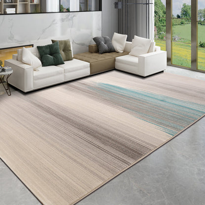 Simple Multi-Colored Ombre Rug Polypropylene Industrial Style Rug Pet Friendly Machine Washable Non-Slip Carpet for Bedroom Lake Green Clearhalo 'Area Rug' 'Rug' 2170618