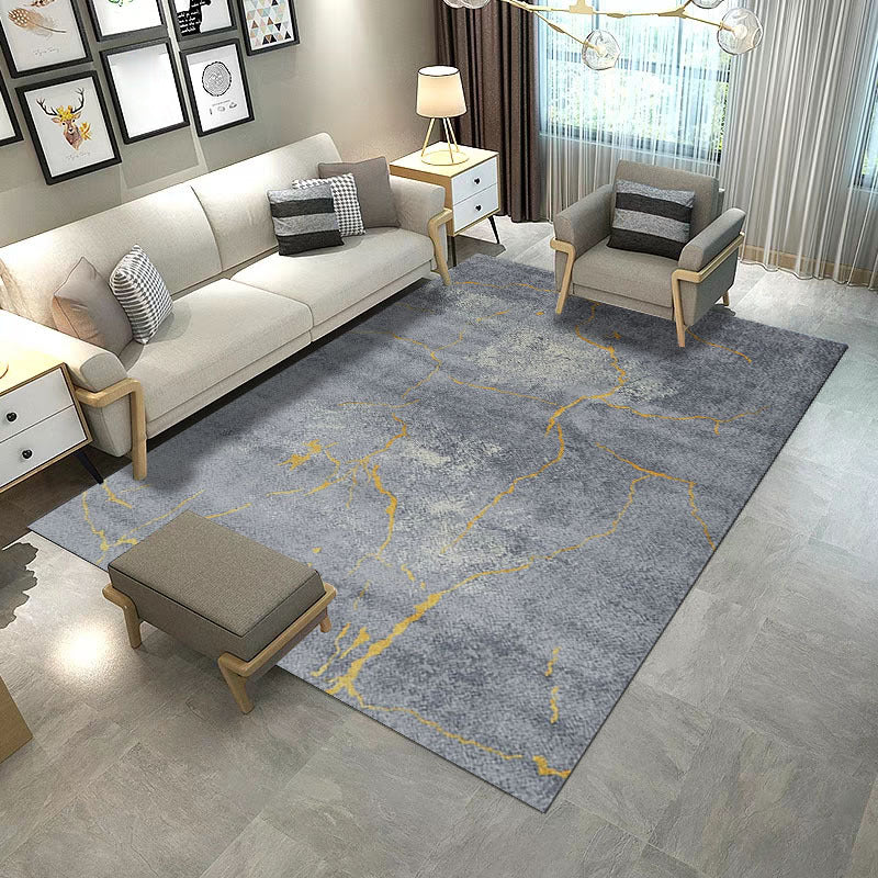 Classical Industrial Style Rug Multicolor Postmodernism Carpet Stain Resistant Pet Friendly Anti-Slip Rug for Room - Grey - Clearhalo - 'Area Rug' - 'Rug' - 2171020