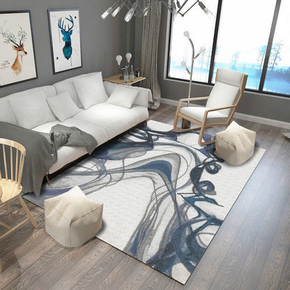 Classical Industrial Style Rug Multicolor Postmodernism Carpet Stain Resistant Pet Friendly Anti-Slip Rug for Room - Gray-White - Clearhalo - 'Area Rug' - 'Rug' - 2171027