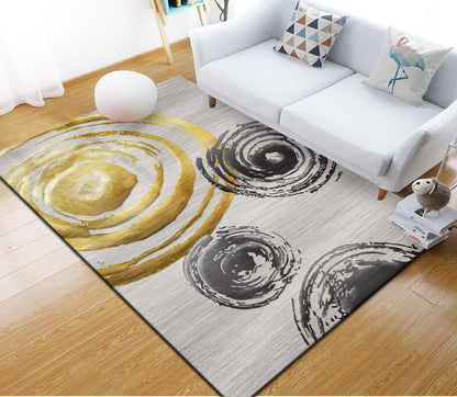 Stylish Multi Colored Industrial Rug Polyester Geometric Rug Pet Friendly Non-Slip Backing Stain Resistant Rug for Home Decor Clearhalo 'Area Rug' 'Rug' 2171066