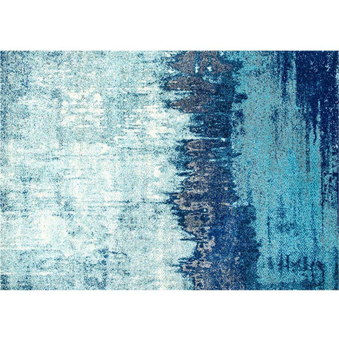 Industrial Style Home Rug Multi-Color Expressionism Carpet Synthetics