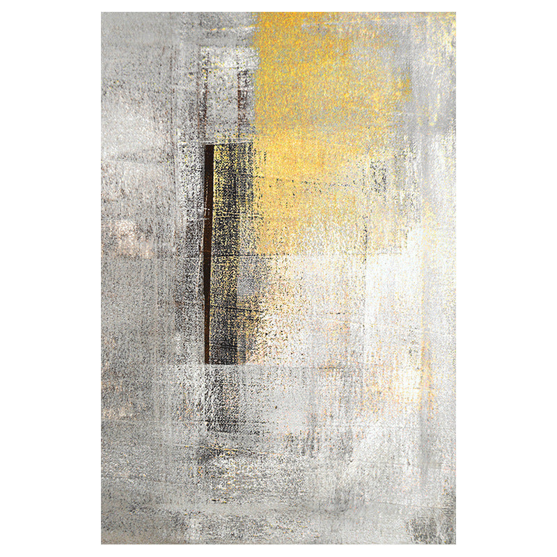 Cyberpunk Rusty Look Rug Multi Color Polypropylene Rug Stain Resistant Non-Slip Washable Area Carpet for Guest - view 4