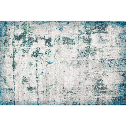 Cyberpunk Rusty Look Rug Multi Color Polypropylene Rug Stain Resistant Non-Slip Washable Area Carpet for Guest Room