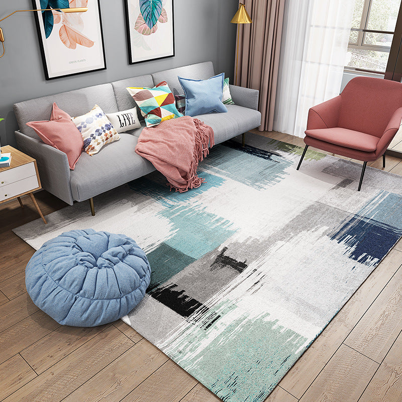 Chic Postmodernism Rug Multi Color Steampunk Carpet Synthetics Pet Friendly Stain Resistant Non-Slip Backing Rug for Home - Clearhalo - 'Area Rug' - 'Rug' - 2171134