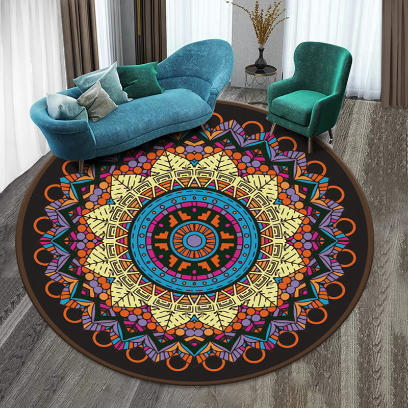 Classy Multicolor Tribal Print Rug Synthetics Bohemian Carpet Non-Slip Pet Friendly Washable Area Rug for Home Deco Clearhalo 'Area Rug' 'Bohemian' 'Rugs' Rug' 2171628