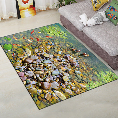 Multi-Color Modern Rug Polyester Digital Graphic Area Carpet Anti-Slip Backing Pet Friendly Washable Rug for Guest Room - Clearhalo - 'Area Rug' - 'Rug' - 2183660