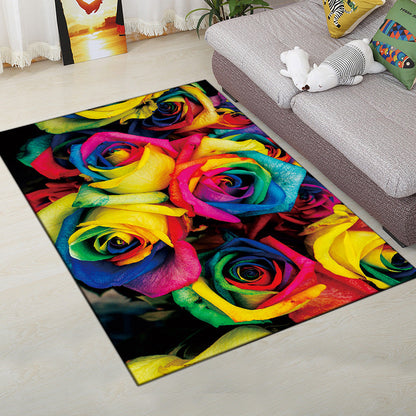 Multi-Color Modern Rug Polyester Digital Graphic Area Carpet Anti-Slip Backing Pet Friendly Washable Rug for Guest Room - Clearhalo - 'Area Rug' - 'Rug' - 2183661