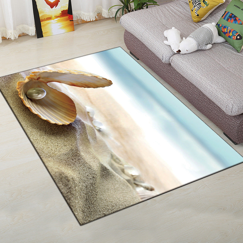 Multi-Color Modern Rug Polyester Digital Graphic Area Carpet Anti-Slip Backing Pet Friendly Washable Rug for Guest Room - Clearhalo - 'Area Rug' - 'Rug' - 2183676