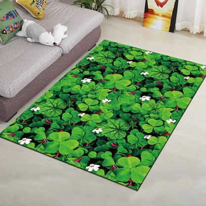 Multi-Color Modern Rug Polyester Digital Graphic Area Carpet Anti-Slip Backing Pet Friendly Washable Rug for Guest Room - Olive Green - Clearhalo - 'Area Rug' - 'Rug' - 2183688