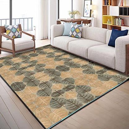 Multicolor 3D Illusion Geometry Rug Polyester Modernist Rug Anti-Slip Pet Friendly Machine Washable Rug for Great Room - Brown - Clearhalo - 'Area Rug' - 'Rug' - 2183784