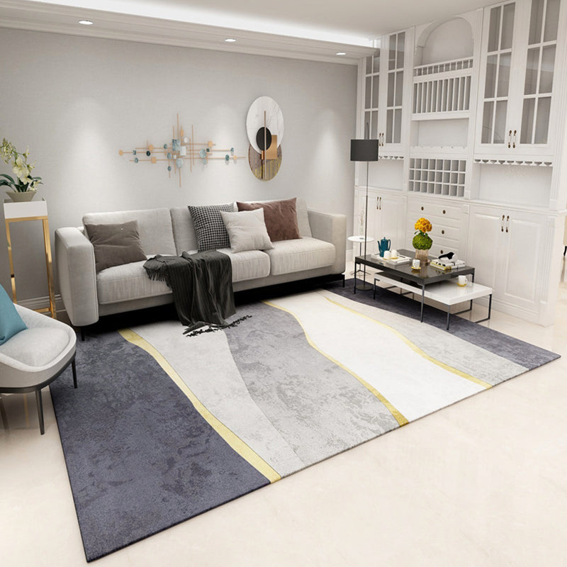 Simple Geometric Print Rug Multi-Colored Modern Area Carpet Polypropylene Non-Slip Backing Stain Resistant Washable Rug for Home Clearhalo 'Area Rug' 'Modern' 'Rugs' Rug' 2199557