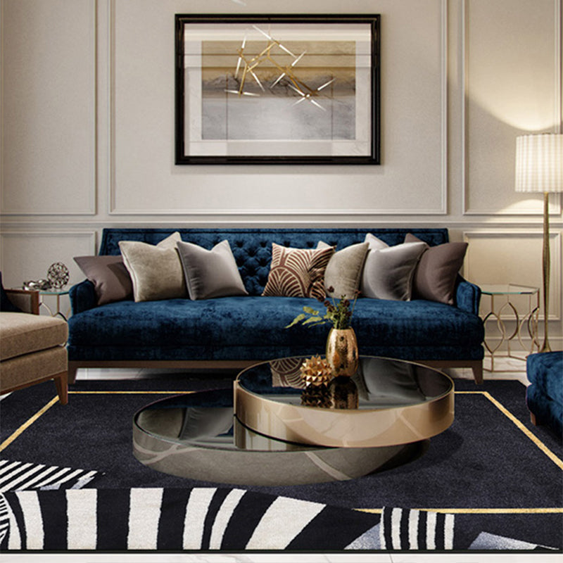 Multi Color Modern Rug Synthetics Geo Printed Carpet Pet Friendly Machine Washable Indoor Rug for Room - Clearhalo - 'Area Rug' - 'Rug' - 2209217