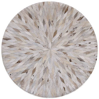 Multi Colored Parlor Rug Western Geo Printed Area Carpet Cowhide Pet Friendly Easy Care Indoor Rug - Light Khaki - Clearhalo - 'Area Rug' - 'Rug' - 2213142