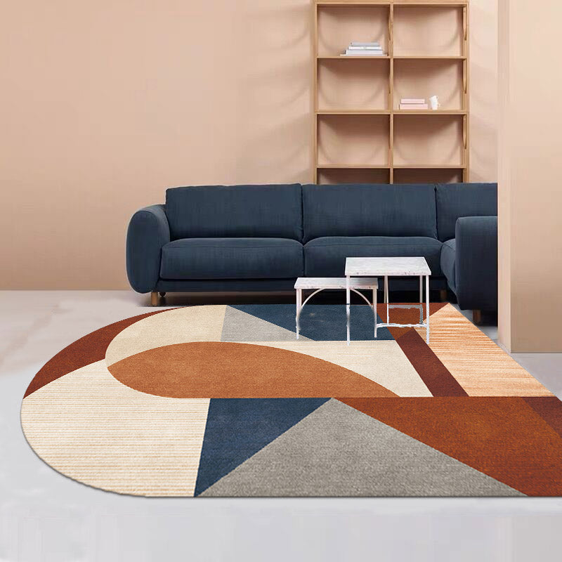 Simple Luxe Rug Multi Colored Geometric Patterned Area Rug Easy Care Pet Friendly Indoor Rug for Living Room Clearhalo 'Area Rug' 'Rug' 2213490