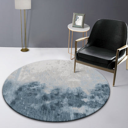 Industrial Abstract Patterned Rug Multi Color Cotton Blend Carpet Non-Slip Backing Pet Friendly Rug for Home
