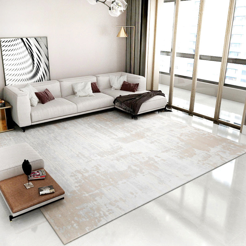 Nordic Living Room Rug Multi Color Abstract Printed Carpet Synthetics Pet Friendly Machine Washable Area Rug - view 2