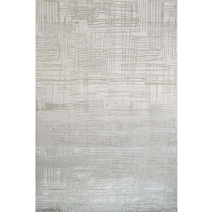 Multi-Colored Abstract Rug Cotton Blend Steampunk Area Carpet Anti-Slip Backing Washable Rug for Living Room - Light Gray - Clearhalo - 'Area Rug' - 'Rug' - 2214989