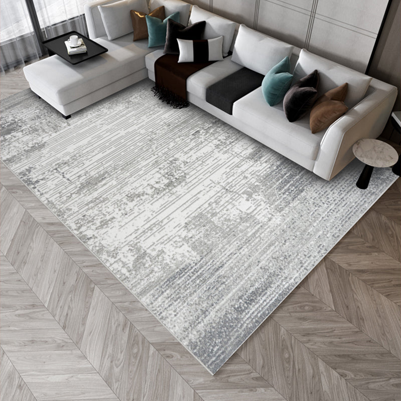 Nordic Abstract Print Rug Multi-Color Polyster Indoor Rug Anti-Slip Backing Stain-Resistant Area Carpet for Li - view 4