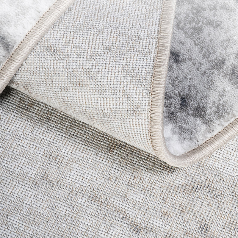 Nordic Abstract Print Rug Multi-Color Polyster Indoor Rug Anti-Slip Backing Stain-Resistant Area Carpet for Li - view 2