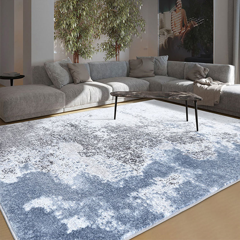 Simple Multi Color Industrial Rug Polypropylene Abstract Patterned Area Carpet Non-Slip Pet Friendly Rug for Decor Clearhalo 'Area Rug' 'Rug' 2215023