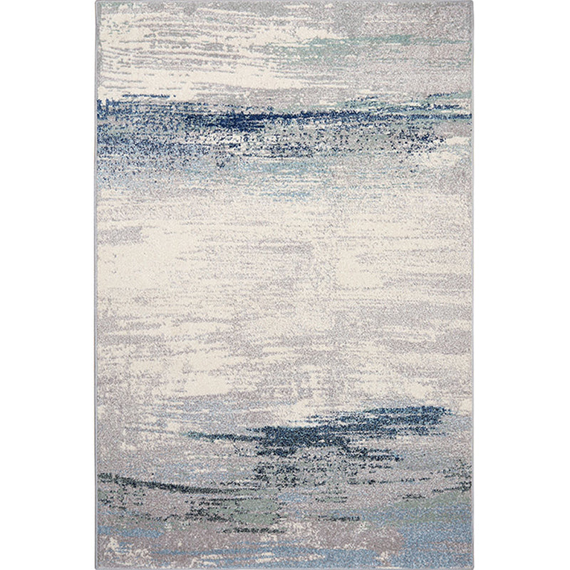 Simple Multi Color Industrial Rug Polypropylene Abstract Patterned Area Carpet Non-Slip Pet Friendly Rug for Decor Clearhalo 'Area Rug' 'Rug' 2215027