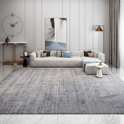 Modern Abstract Print Rug Multicolor Polyster Area Rug Anti-Slip Pet Friendly Washable Rug for Decor - Gray-White - Clearhalo - 'Area Rug' - 'Rug' - 2215049
