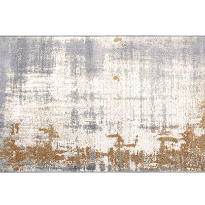 Multi Color Chinoiserie Rug Polyster Abstract Printed Carpet Pet Friendly Machine Washable Carpet for Living Room - Dark Gold - Clearhalo - 'Area Rug' - 'Rug' - 2215461