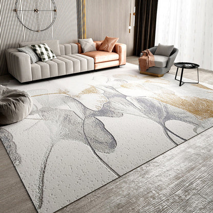 Multi Color Chinoiserie Rug Polyster Abstract Printed Carpet Pet Friendly Machine Washable Carpet for Living Room - Clearhalo - 'Area Rug' - 'Rug' - 2215462