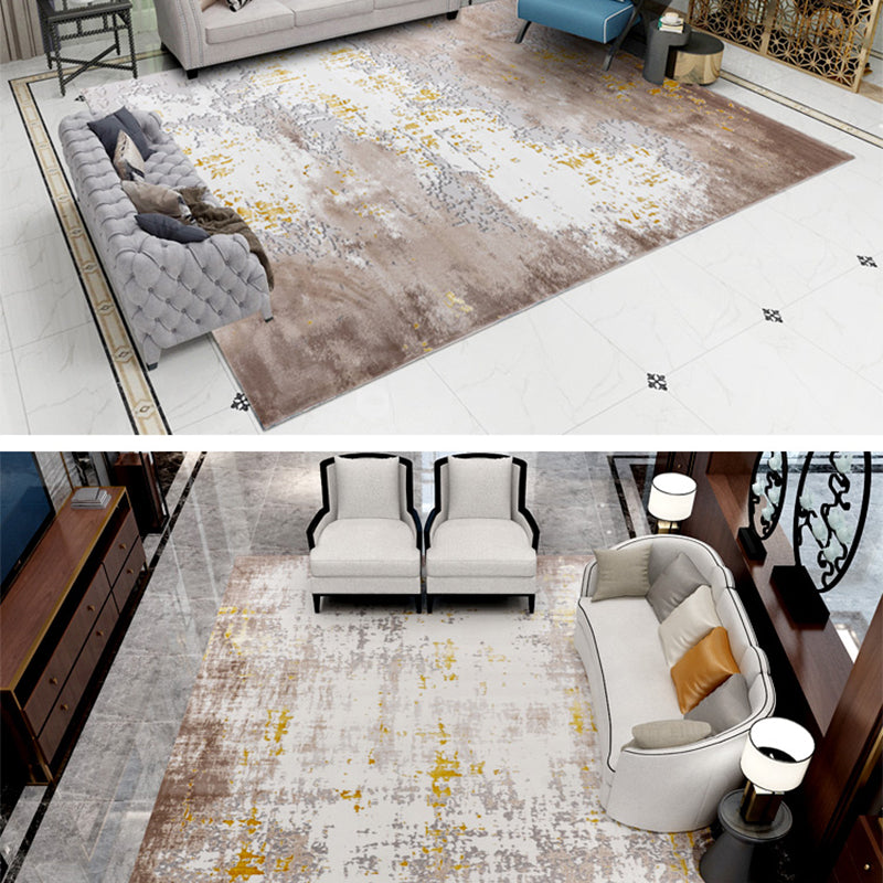 Simple Glam Rug Multi-Colored Abstract Printed Area Carpet Anti-Slip Backing Pet Friendly Rug for Parlor Clearhalo 'Area Rug' 'Rug' 2215475