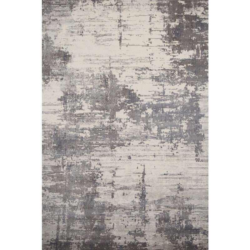 Simple Glam Rug Multi-Colored Abstract Printed Area Carpet Anti-Slip Backing Pet Friendly Rug for Parlor Blue-Gray Clearhalo 'Area Rug' 'Rug' 2215482