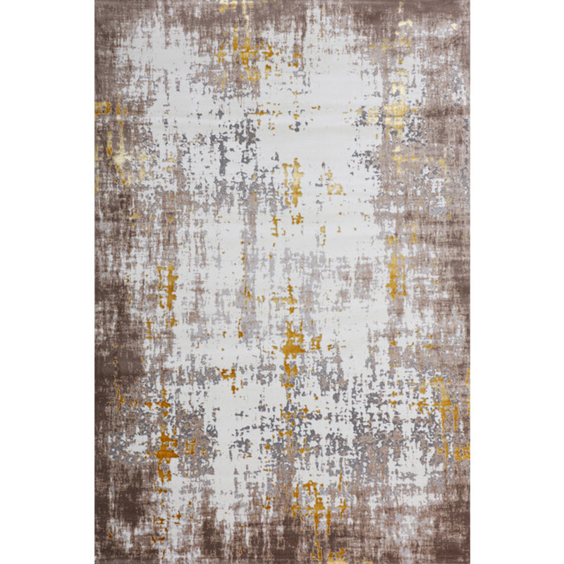 Simple Glam Rug Multi-Colored Abstract Printed Area Carpet Anti-Slip Backing Pet Friendly Rug for Parlor Light Brown Clearhalo 'Area Rug' 'Rug' 2215483