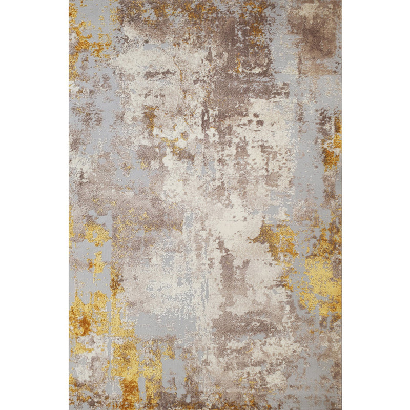 Simple Glam Rug Multi-Colored Abstract Printed Area Carpet Anti-Slip Backing Pet Friendly Rug for Parlor Light Coffee Clearhalo 'Area Rug' 'Rug' 2215485