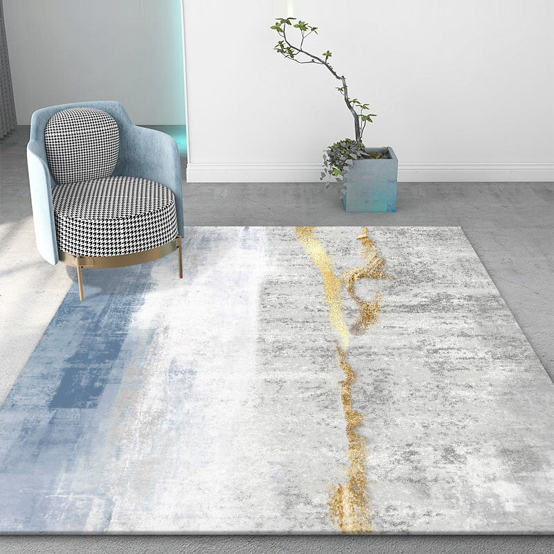Simple Abstract Print Rug Multicolored Contemporary Carpet Cotton Blend Pet Friendly Easy Care Rug for Living Room Clearhalo 'Area Rug' 'Rug' 2215532