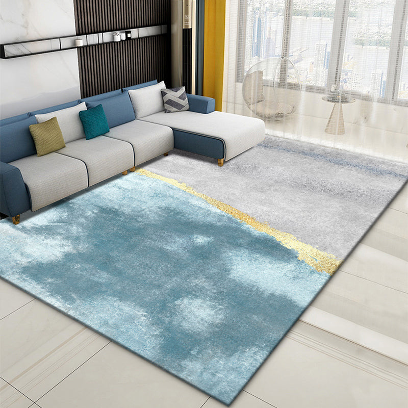Simple Abstract Print Rug Multicolored Contemporary Carpet Cotton Blend Pet Friendly Easy Care Rug for Living Room Clearhalo 'Area Rug' 'Rug' 2215534