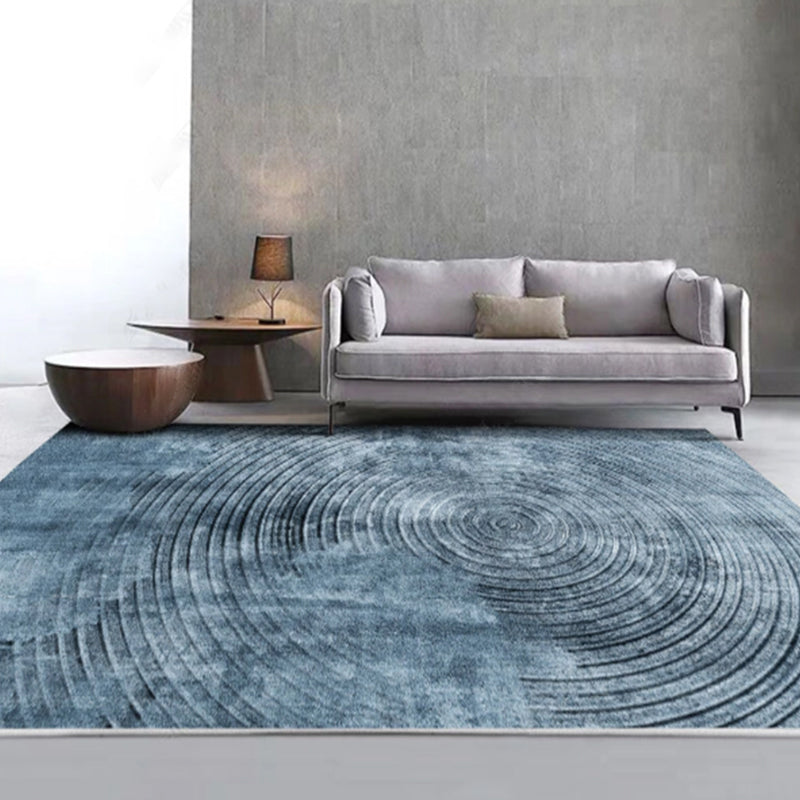 Multi-Colored Living Room Rug Casual Geometric Print Indoor Rug Polypropylene Pet Friendly Washable Carpet - Blue - Clearhalo - 'Area Rug' - 'Rug' - 2225229
