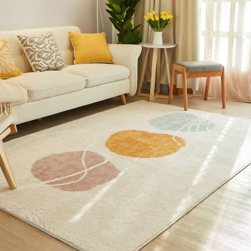 Cute Living Room Rug Multi-Color Colorblock Indoor Rug Cotton Blend Anti-Slip Easy Care Carpet - Clearhalo - 'Area Rug' - 'Rug' - 2225366