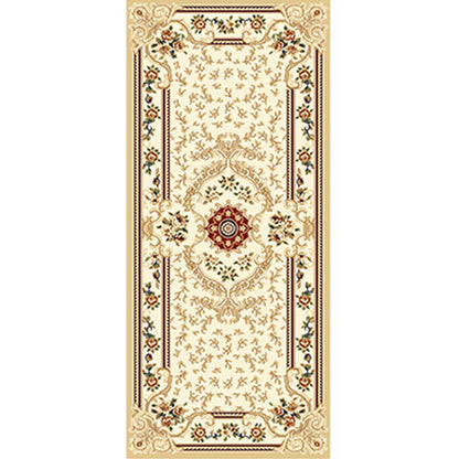 Multi Colored Western Rug Polyster Floral Printed Indoor Rug Pet Friendly Easy Care Washable Carpet for Bedroom Beige Clearhalo 'Area Rug' 'Rugs' 'Vintage' Rug' 2242774