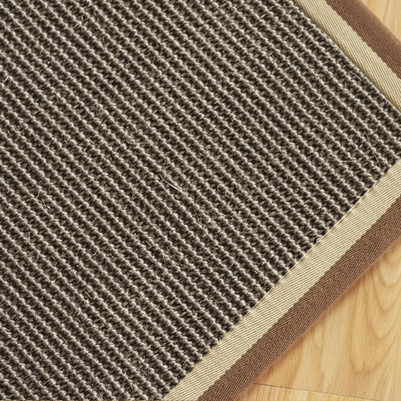 Multi Colored Bedroom Rug Lodge Solid Color Indoor Rug Sisal Anti-Slip Backing Washable Environmental Carpet - Light Brown - Clearhalo - 'Area Rug' - 'Rug' - 2256539