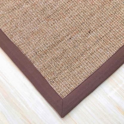 Classic Farmhouse Rug Multi Colored Solid Color Indoor Rug Anti-Slip Backing Stain-Resistant Carpet for Bedroom - Dark Brown - Clearhalo - 'Area Rug' - 'Rug' - 2256555
