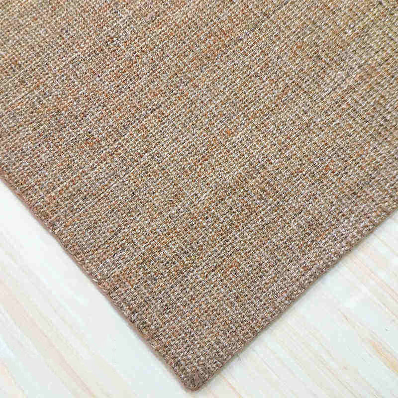 Classic Farmhouse Rug Multi Colored Solid Color Indoor Rug Anti-Slip Backing Stain-Resistant Carpet for Bedroom - Brown - Clearhalo - 'Area Rug' - 'Rug' - 2256560
