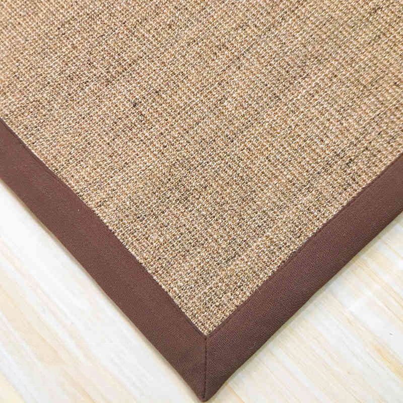 Classic Farmhouse Rug Multi Colored Solid Color Indoor Rug Anti-Slip Backing Stain-Resistant Carpet for Bedroom - Light Brown - Clearhalo - 'Area Rug' - 'Rug' - 2256562