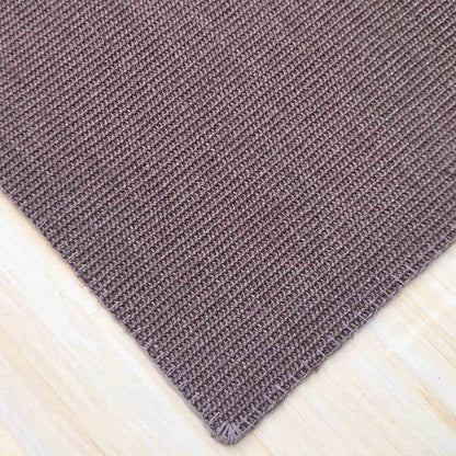 Classic Farmhouse Rug Multi Colored Solid Color Indoor Rug Anti-Slip Backing Stain-Resistant Carpet for Bedroom - Purple-Red - Clearhalo - 'Area Rug' - 'Rug' - 2256567
