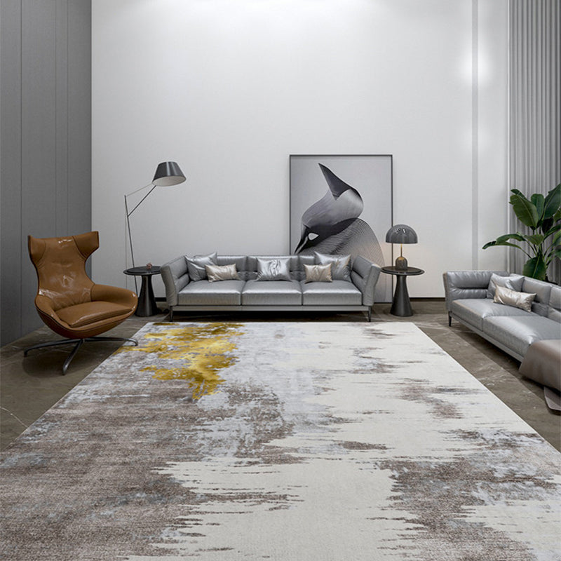 Industrial Rust Print Rug Multi-Color Synthetics Carpet Anti-Slip Machine Washable Stain Resistant Rug for Home - Clearhalo - 'Area Rug' - 'Rug' - 2262706